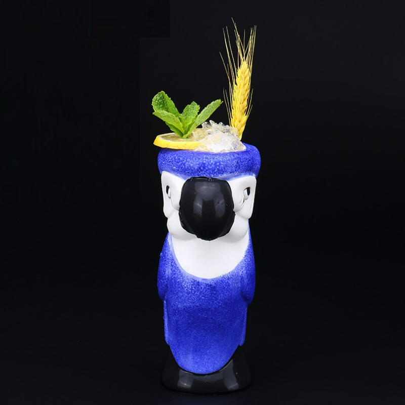Wine With Beer Cocktail - Papuga hawaje kubek Tiki s kubek