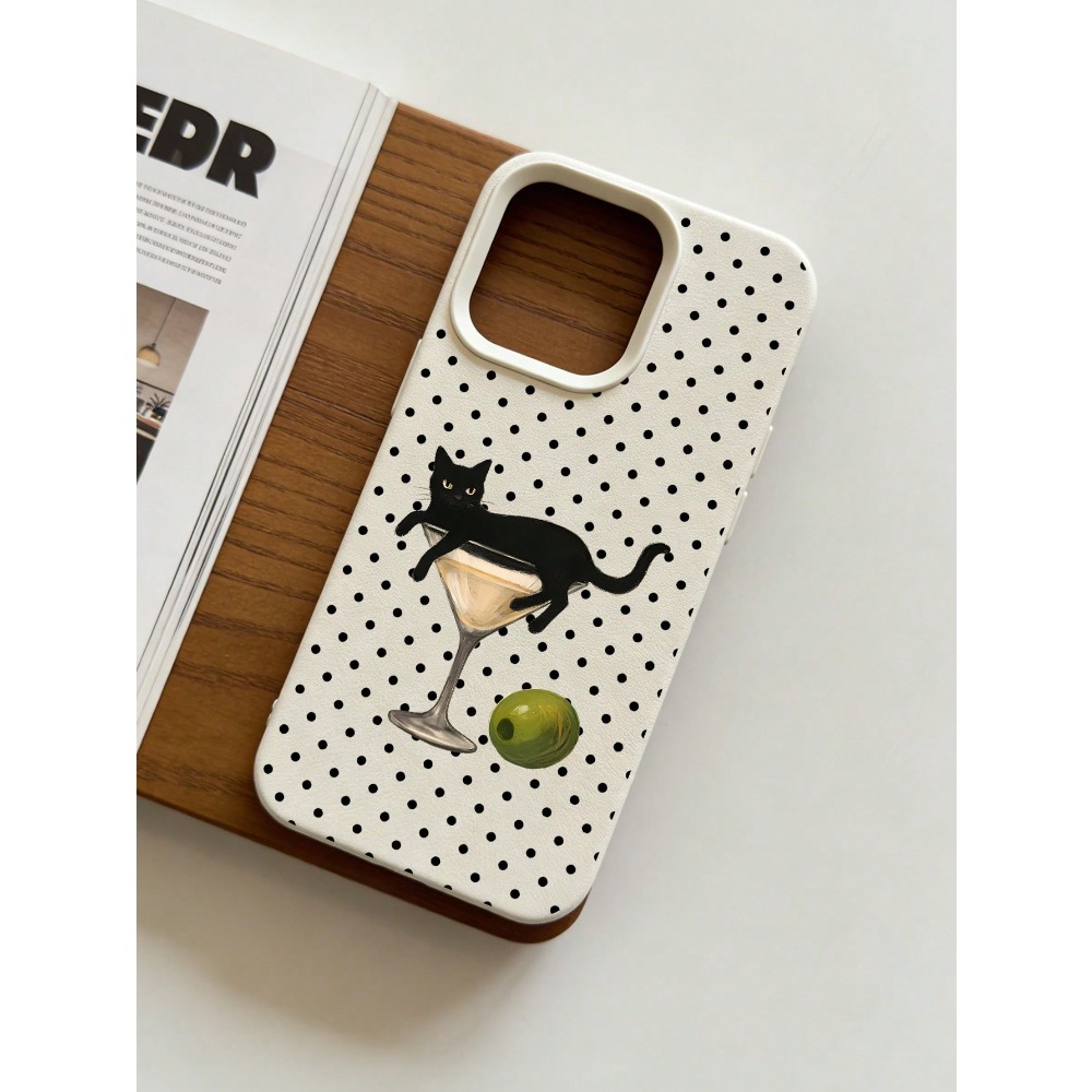 Wine & Beer Guayaquil - Etui na telefon z ilustracją kota