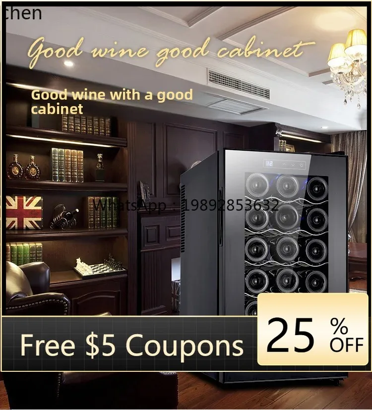 Wine & Beer Guayaquil - Chłodziarka do wina CC26, 18-pojemnikowa, do