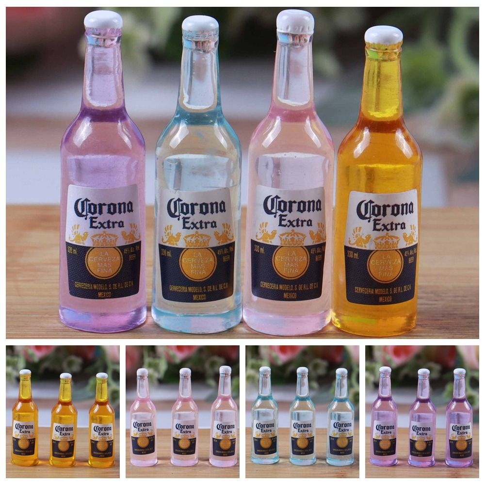 Wine Y Beer - 3 szt. Symulowane modele butelek wina,