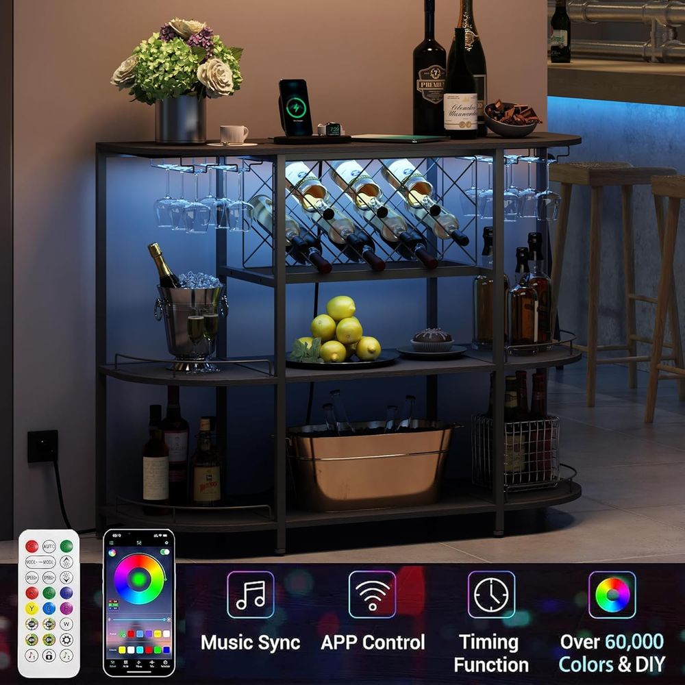 Czarny 3-poziomowy stolik kawo – Wine & Beer Guayaquil recenzja i cena