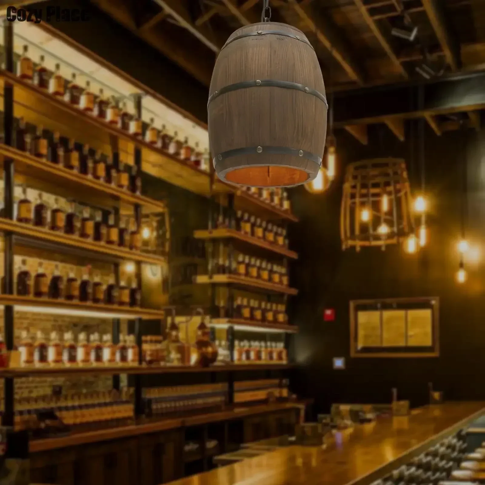 Rustykalna Lampa Vintage Żyran – Wine & Beer Guayaquil recenzja i cena